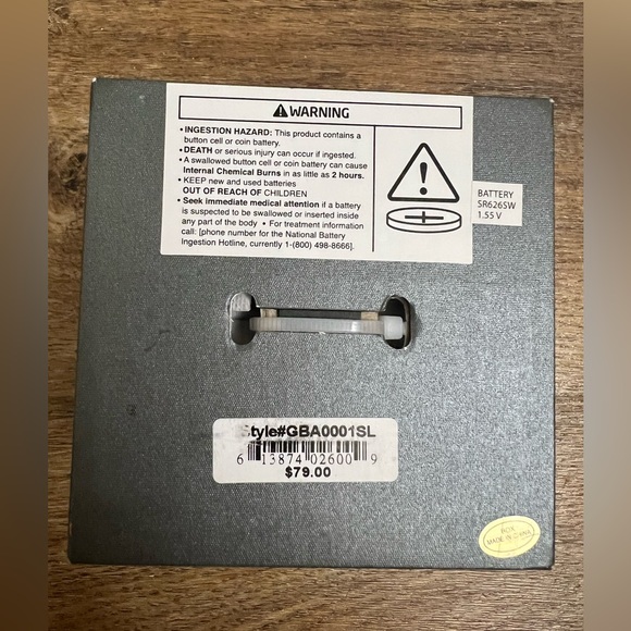 Geoffrey Beene Men's Silver and Blue Watch - Picture 3 of 3